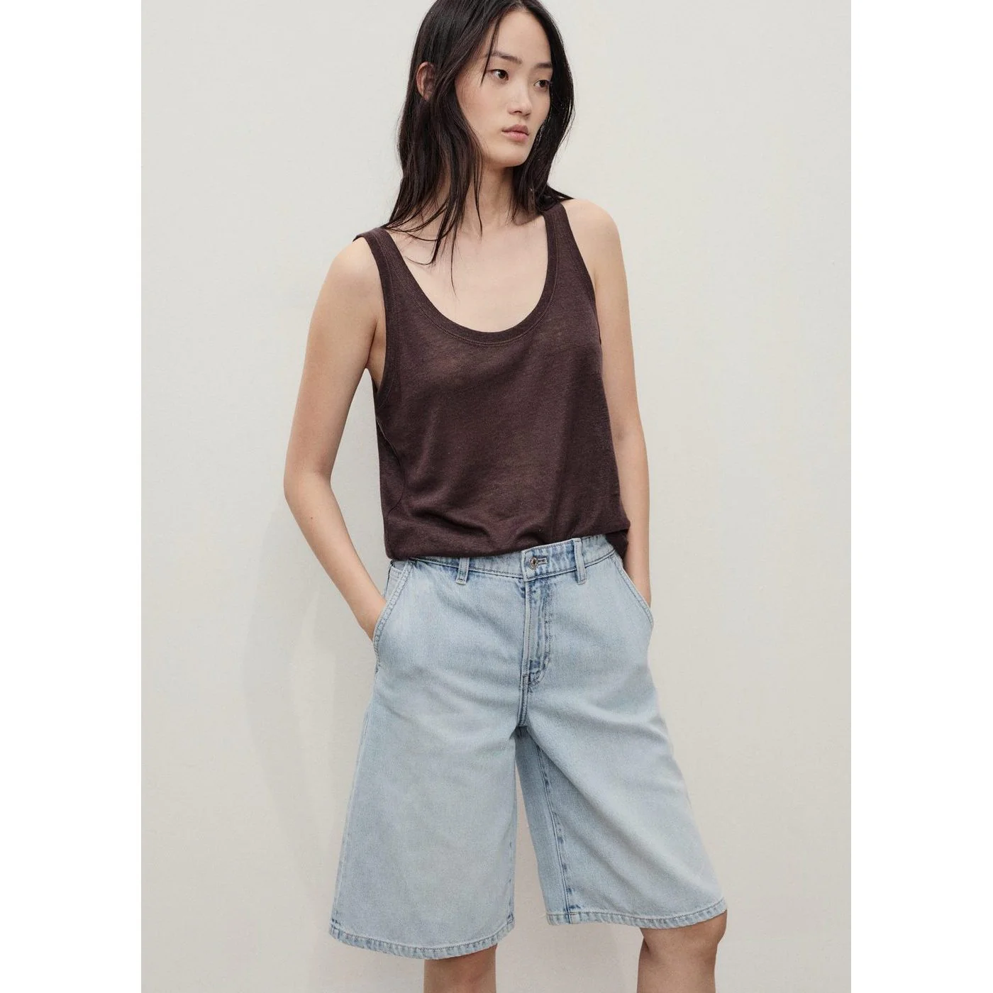 Bermuda Shorts Amina - Light Blue - Image 4
