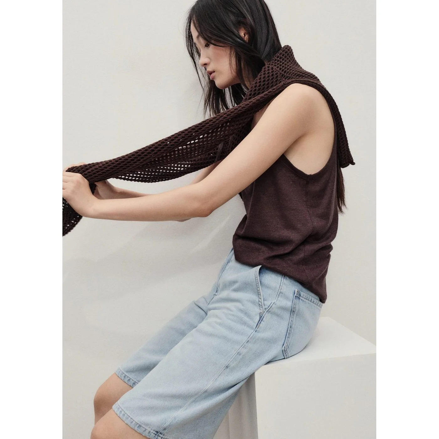 Bermuda Shorts Amina - Light Blue - Image 5