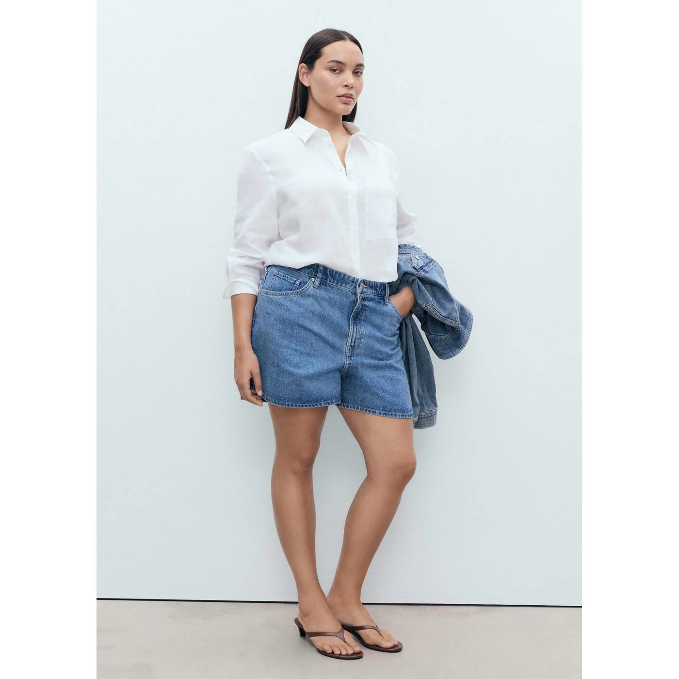 Short Zoey - Bleu Moyen - Image 5
