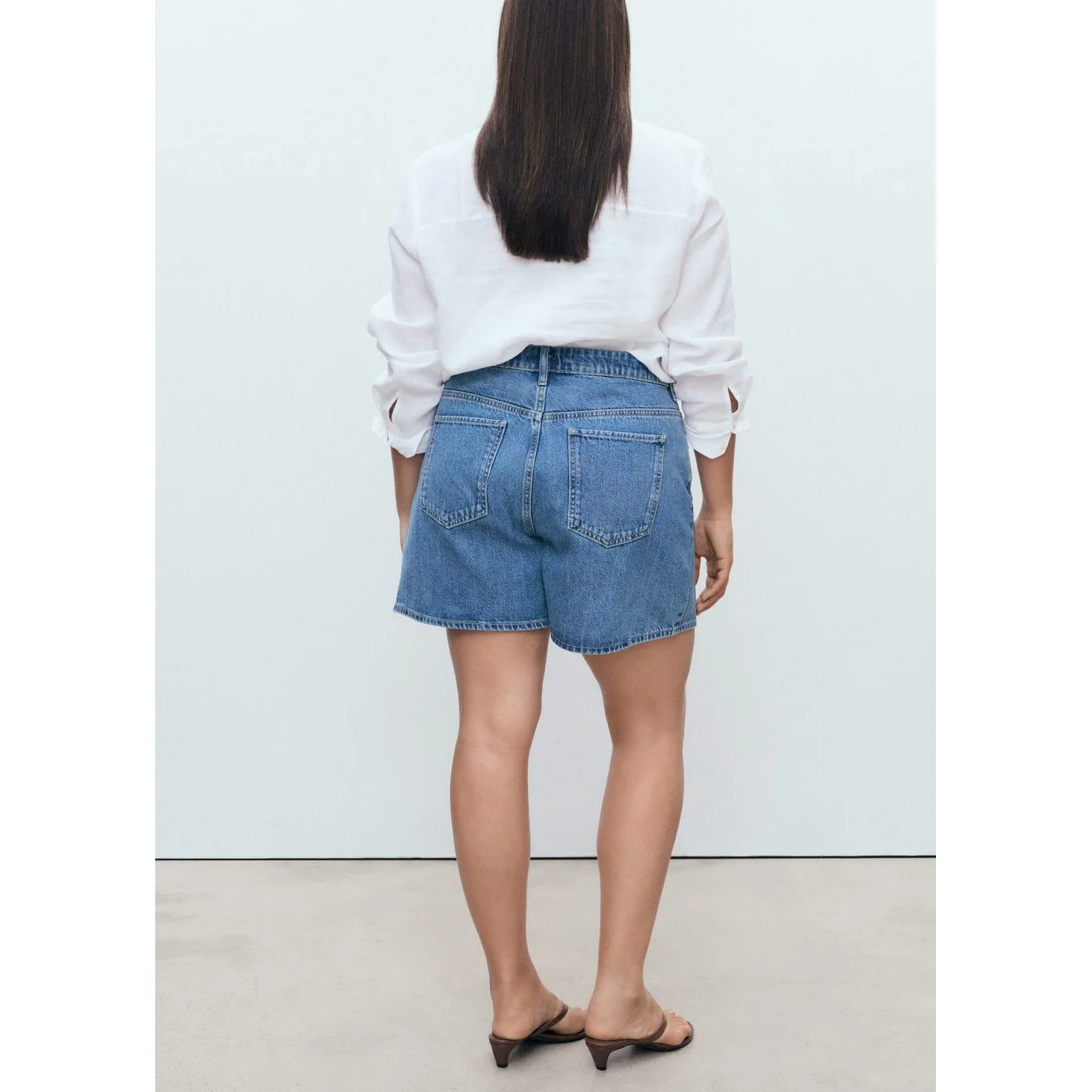 Short Zoey - Bleu Moyen - Image 6