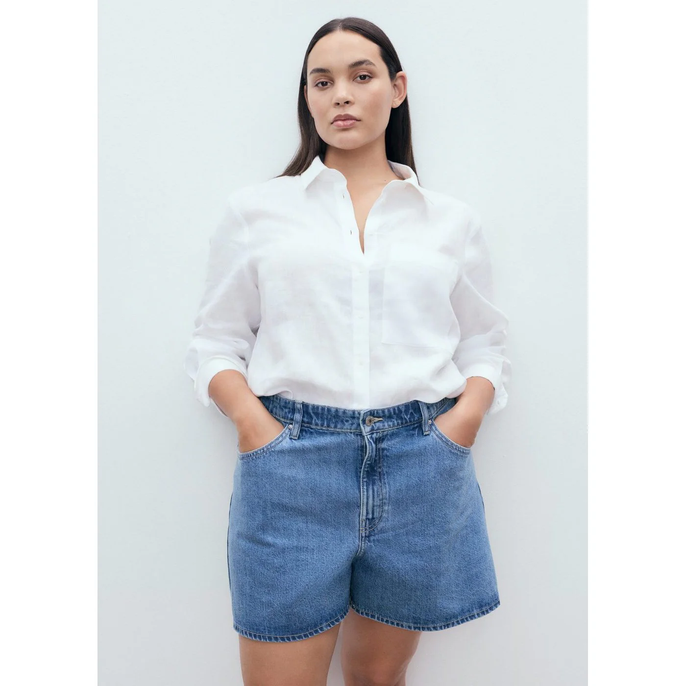 Short Zoey - Bleu Moyen - Image 7
