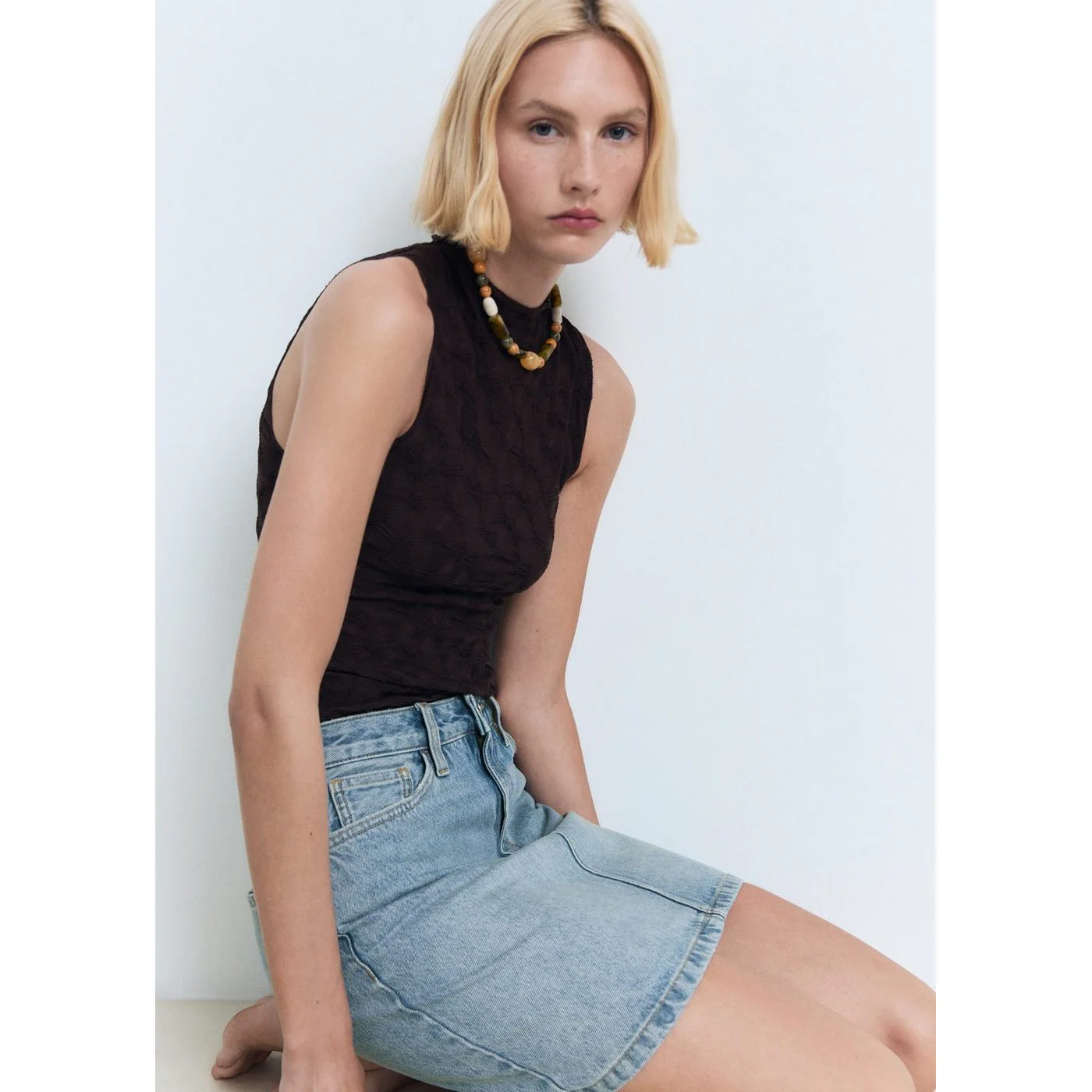 Jupe Tacy - Medium Blue - Image 5