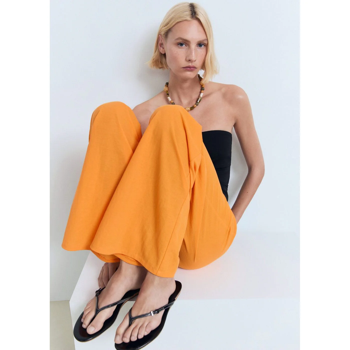 Pantalon Evans - Orange - Image 5