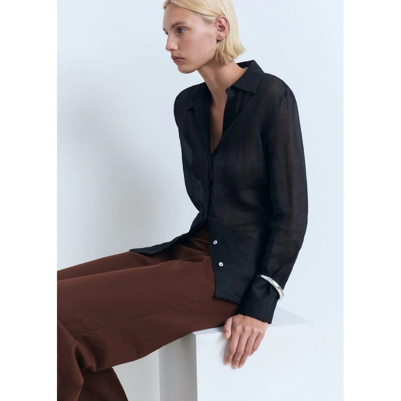 Pantalon Evans - Chocolate - Image 5