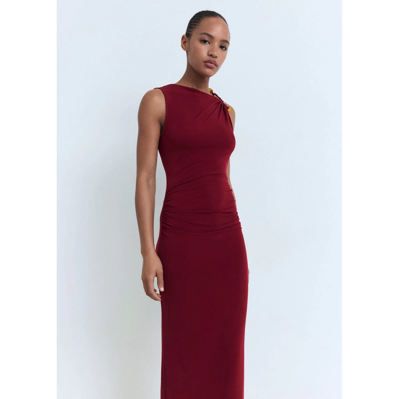 Robe Petra - Burgundy - Image 2