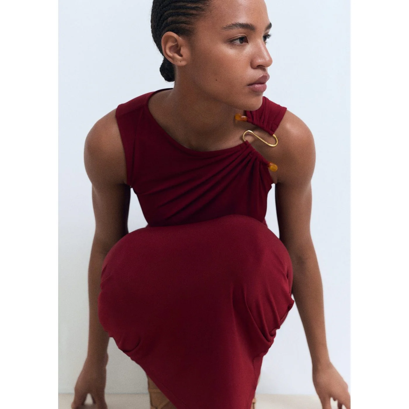Robe Petra - Burgundy - Image 5
