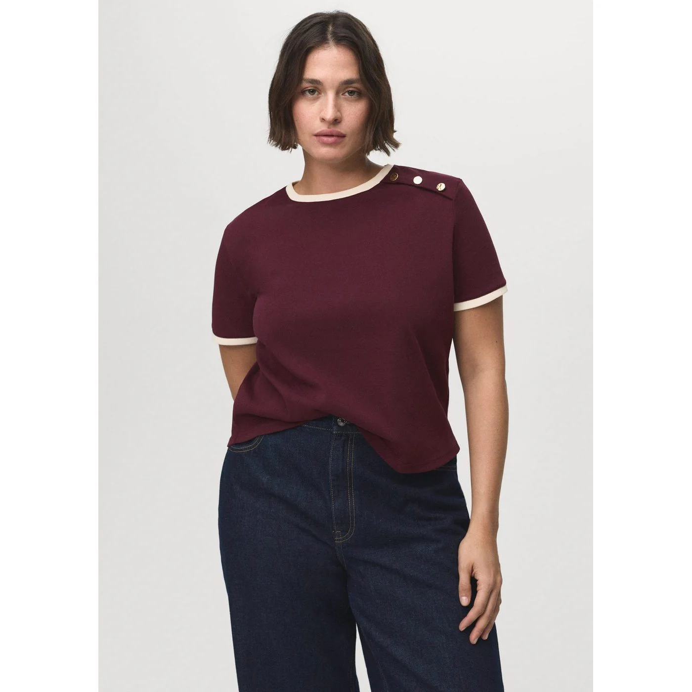 T-Shirt Pirti - Burgundy - Image 8