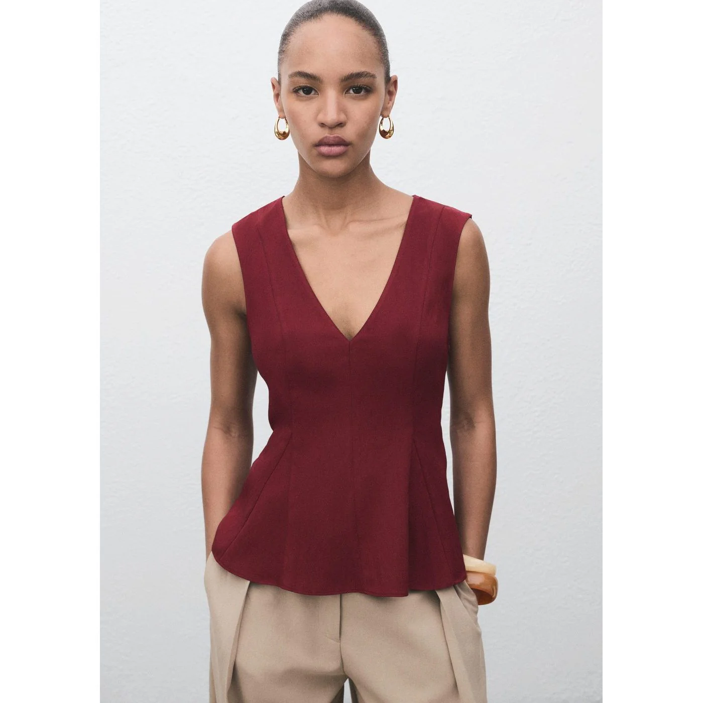Top Pep - Burgundy - Image 2