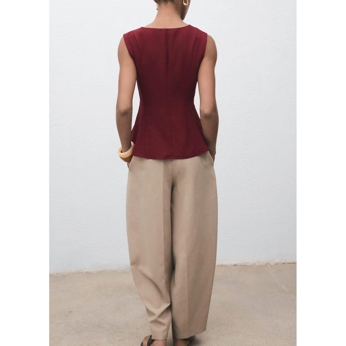 Top Pep - Burgundy - Image 3