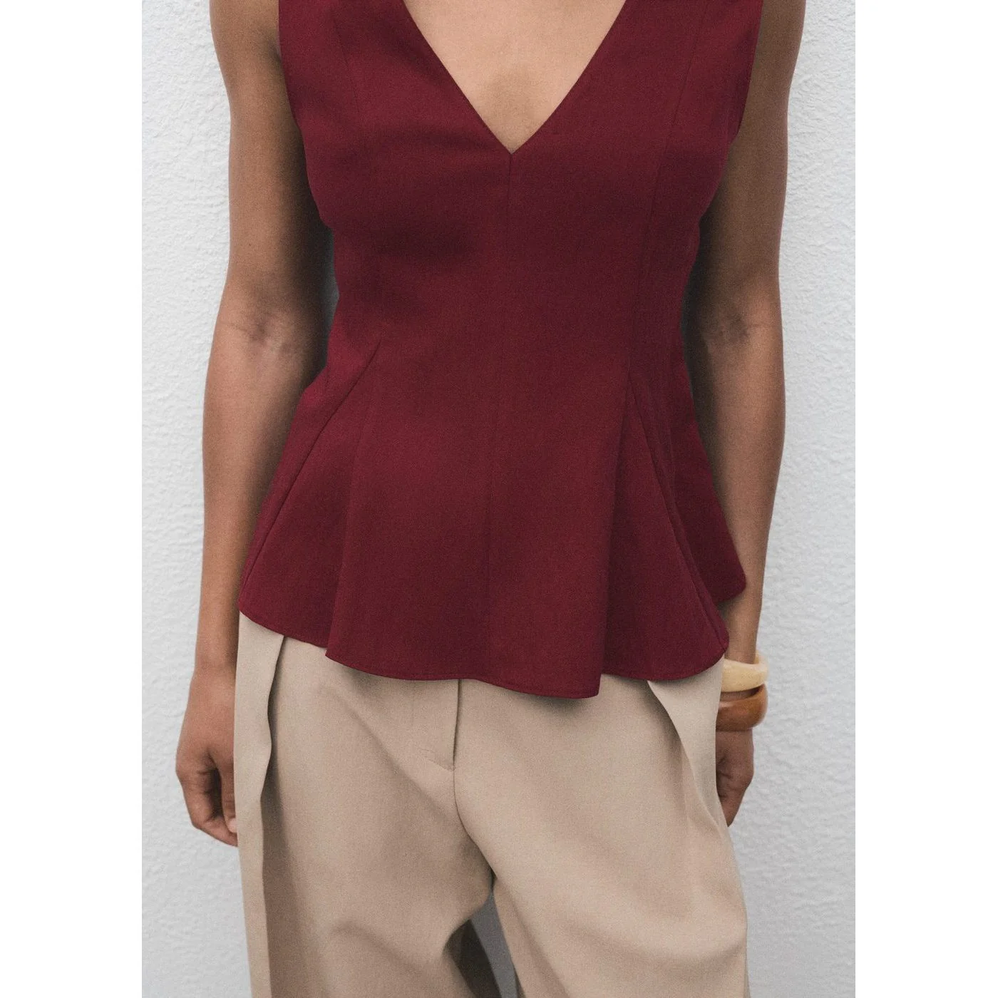 Top Pep - Burgundy - Image 5