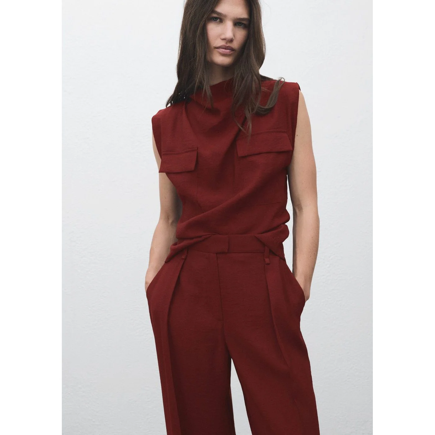 Pantalon Angela - Medium Red - Image 4