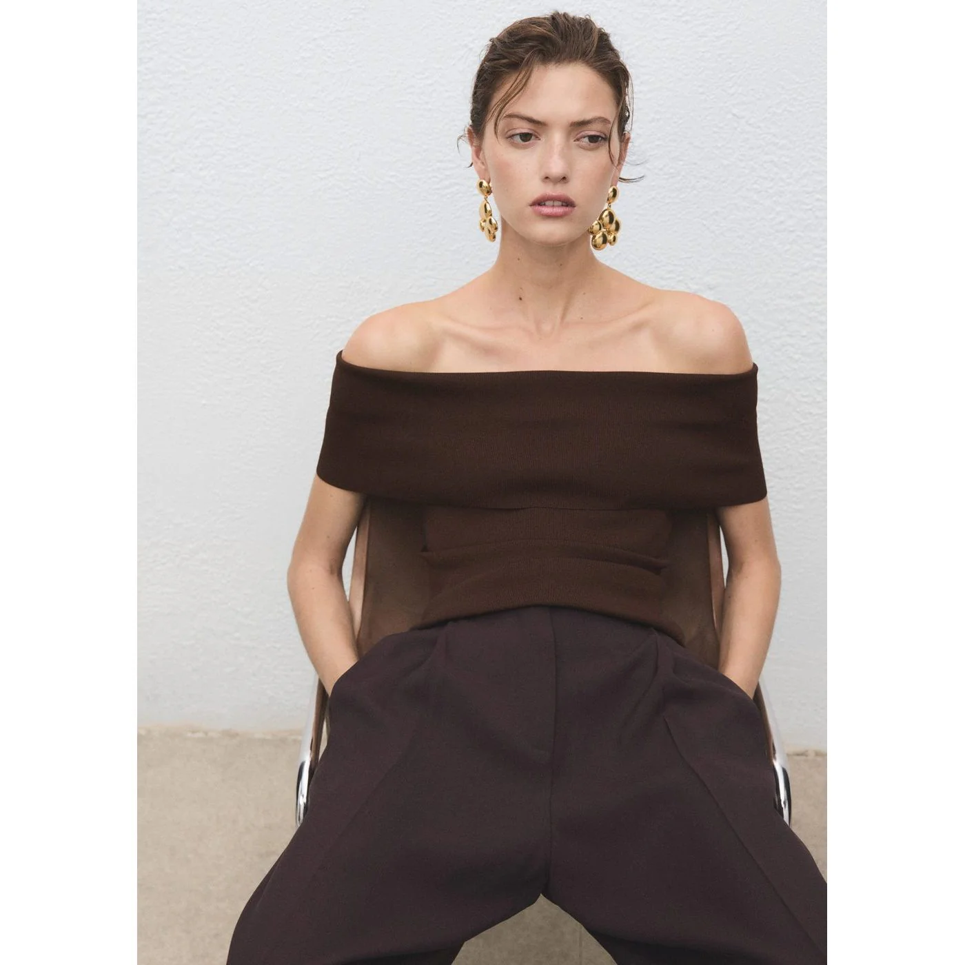 Top Sesete - Chocolat - Image 2