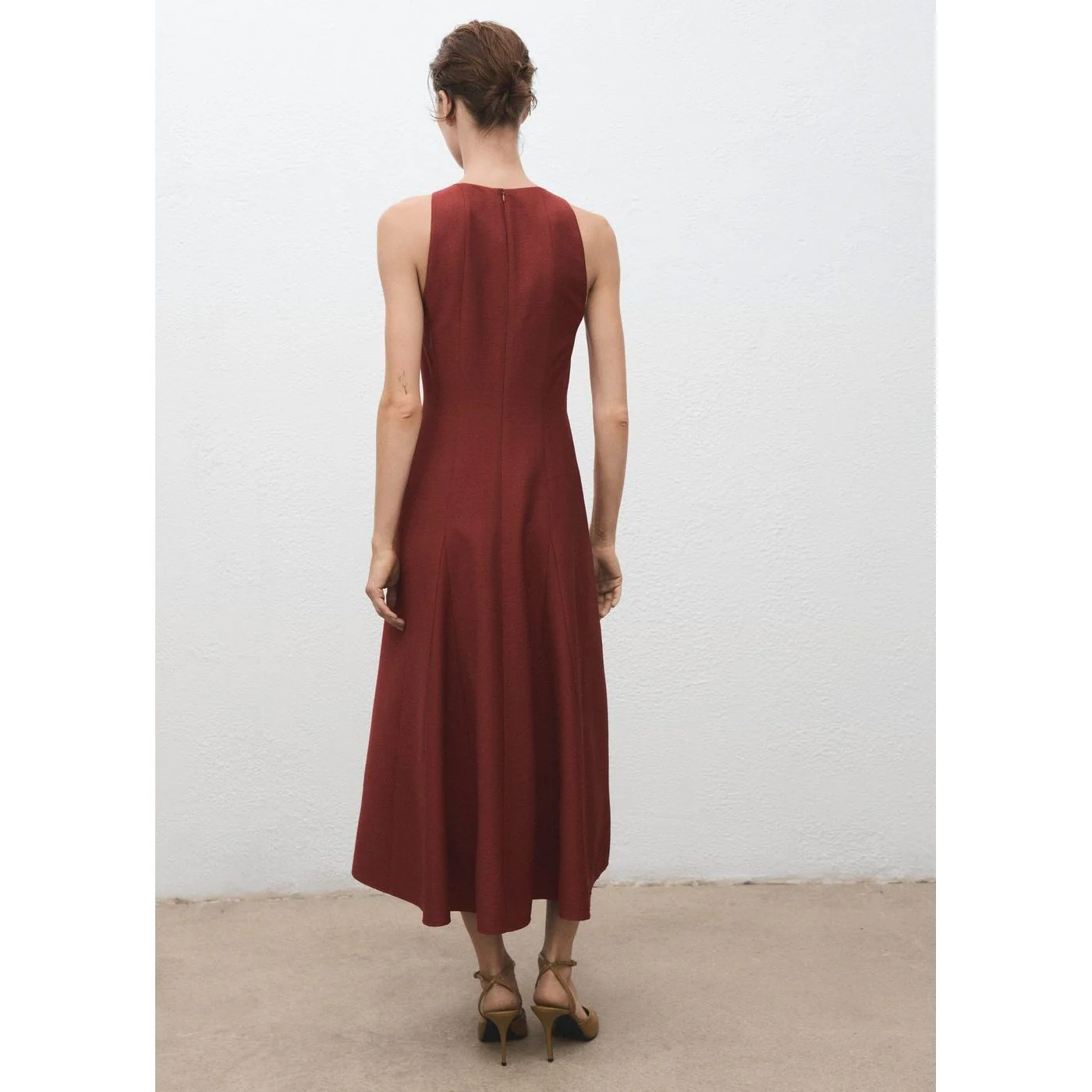 Robe Camelia - Burnt Orange - Image 3