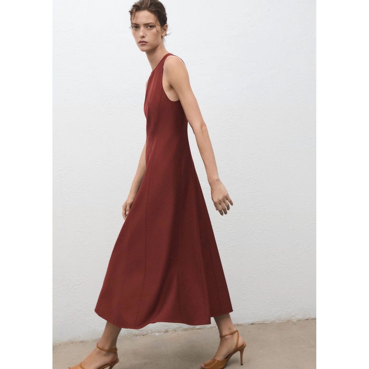Robe Camelia - Burnt Orange - Image 5