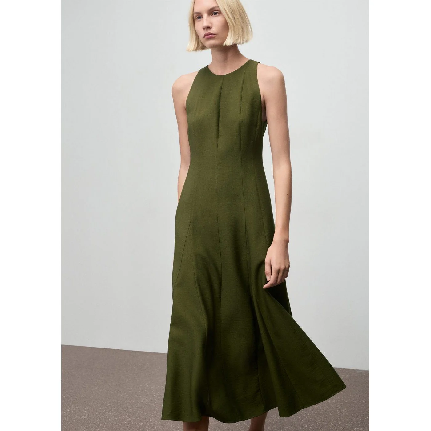 Robe Camelia - Khaki - Image 2