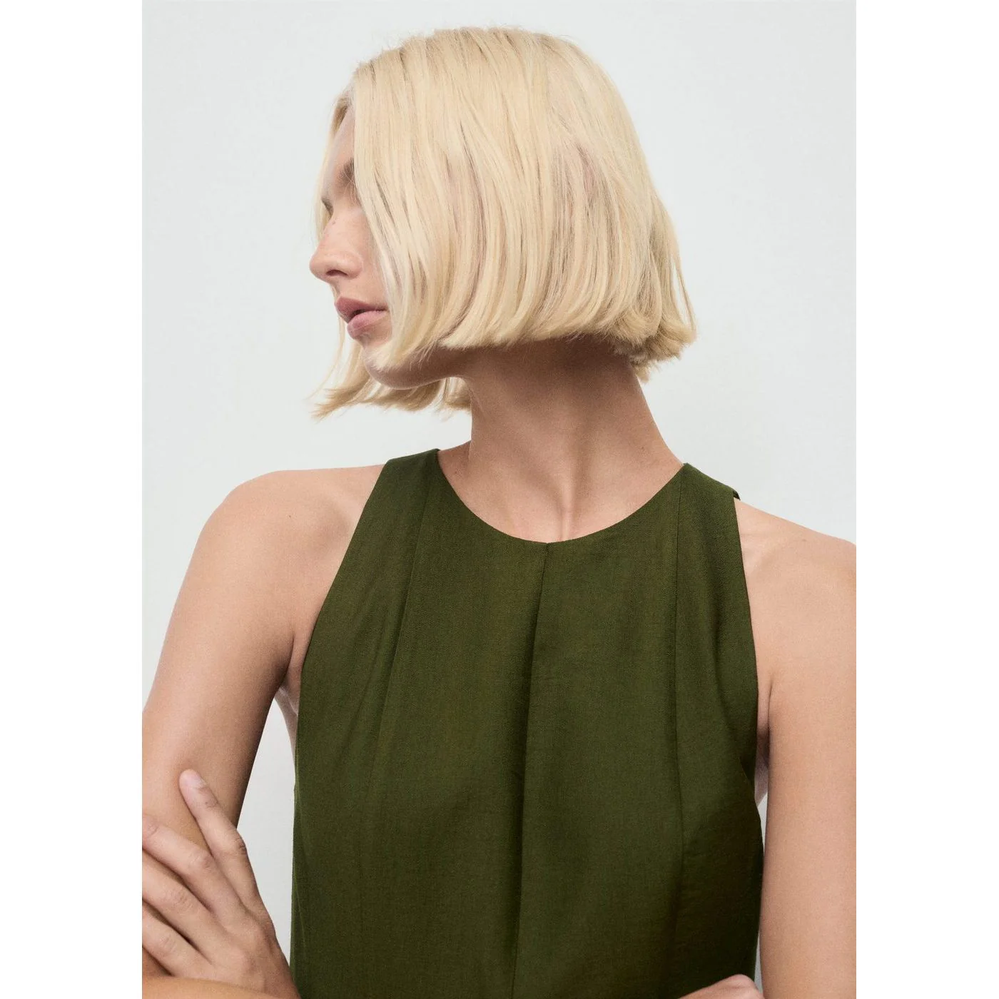 Robe Camelia - Khaki - Image 4