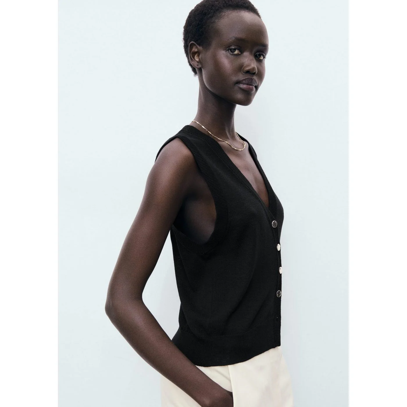 Gilet Lucrecia - Noir - Image 2
