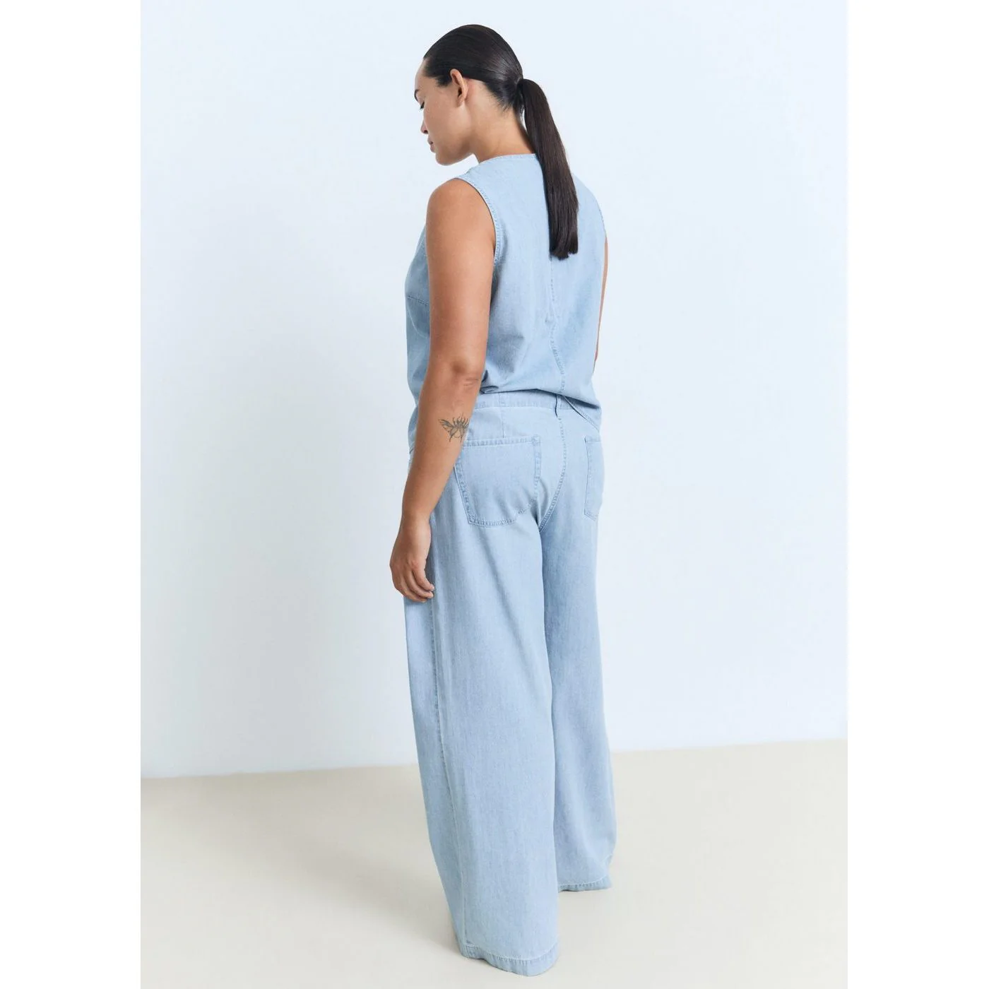 Pantalon Vionet - Bleu Clair - Image 5