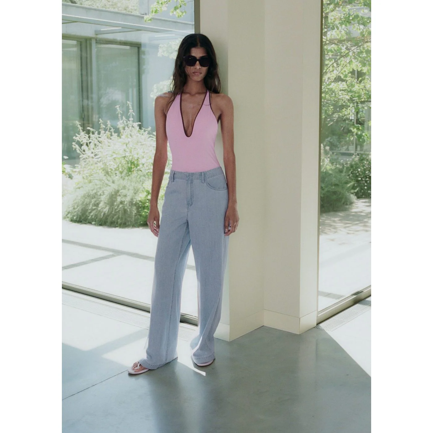Pantalon Vionet - Bleu Clair - Image 7