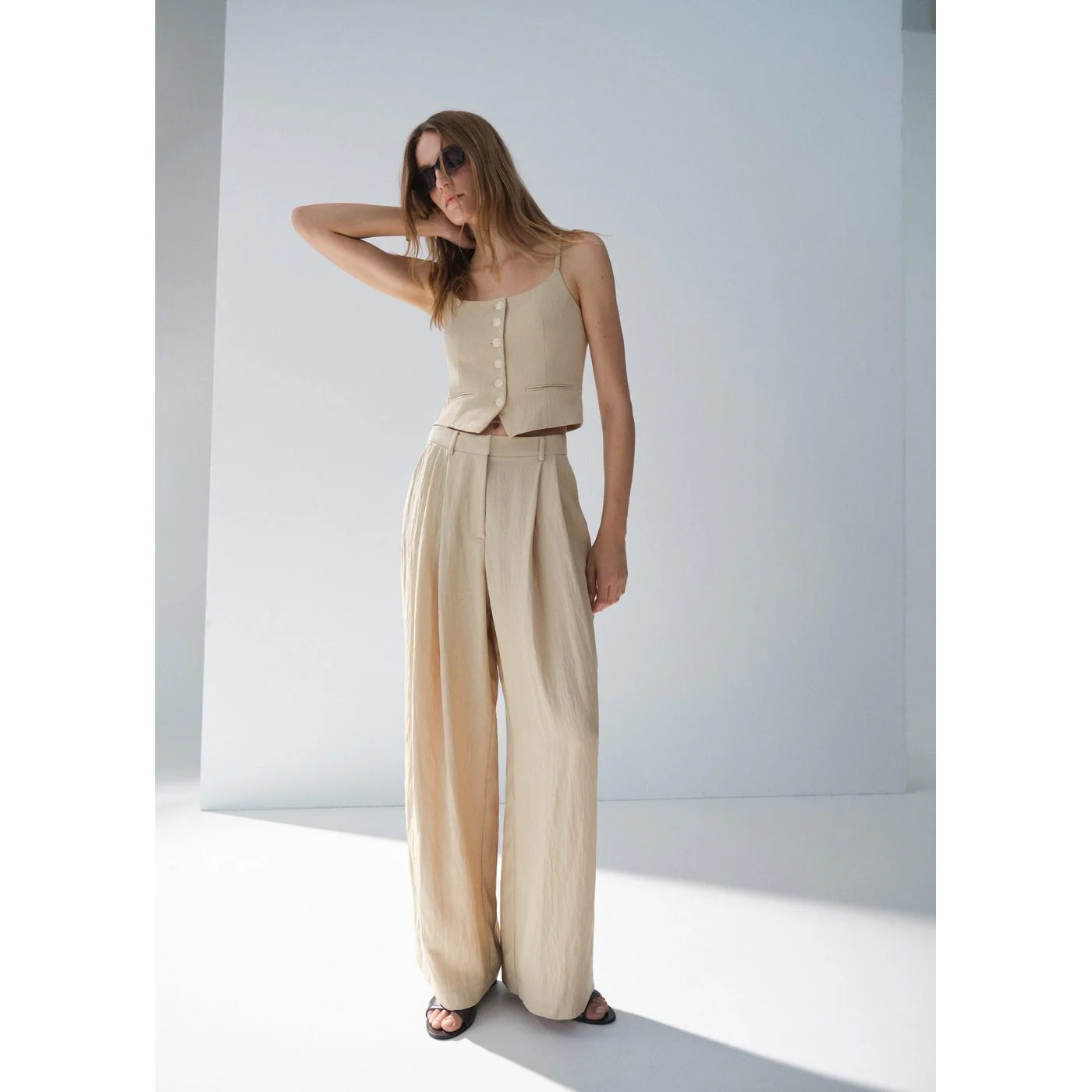 Manteau Deia - Beige - Image 7