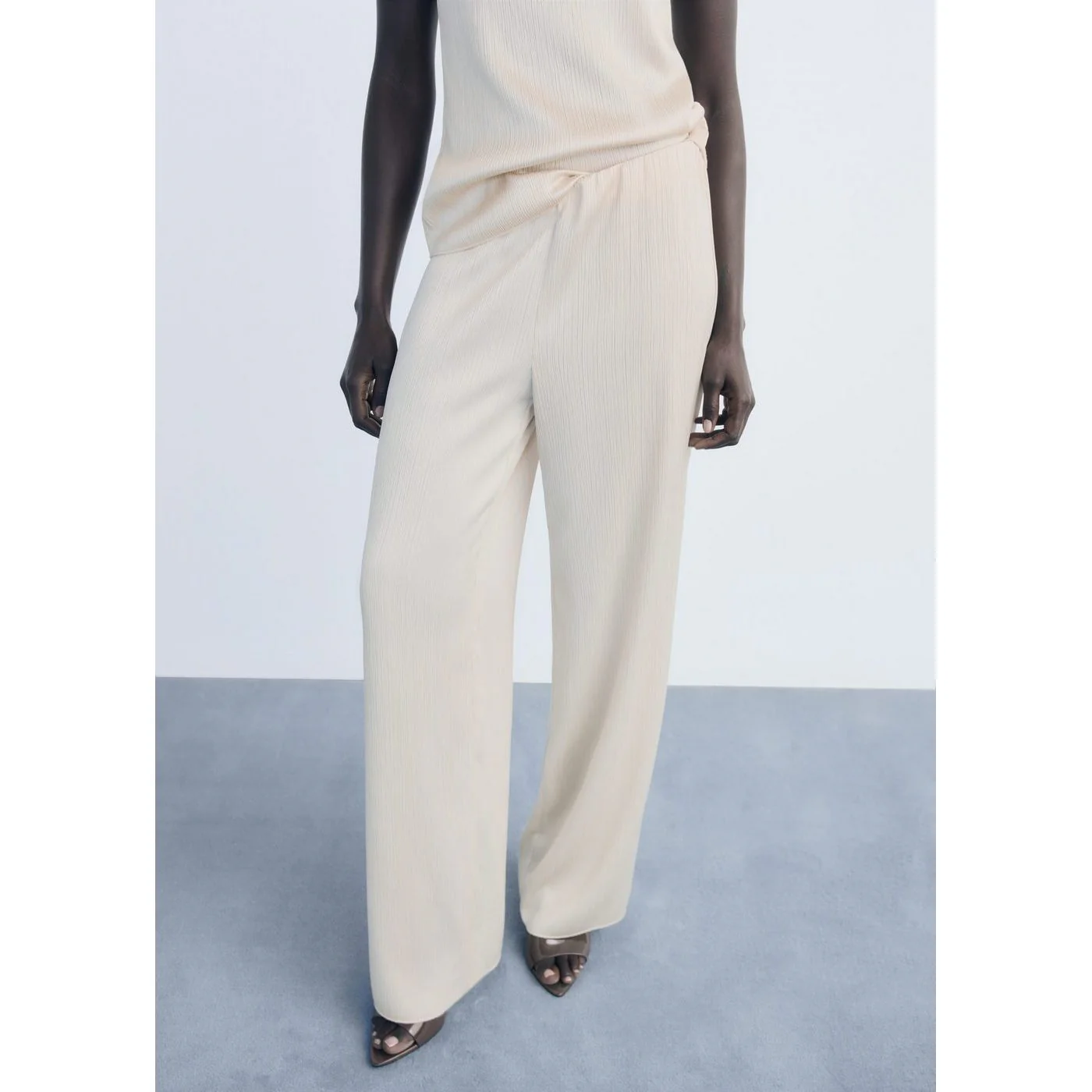 Pantalon Plis - Brut - Image 2