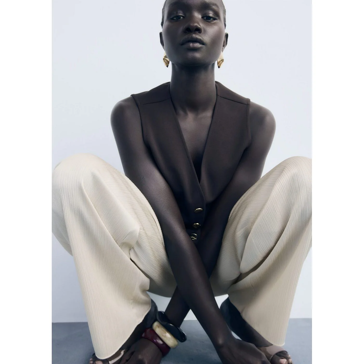 Pantalon Plis - Brut - Image 5