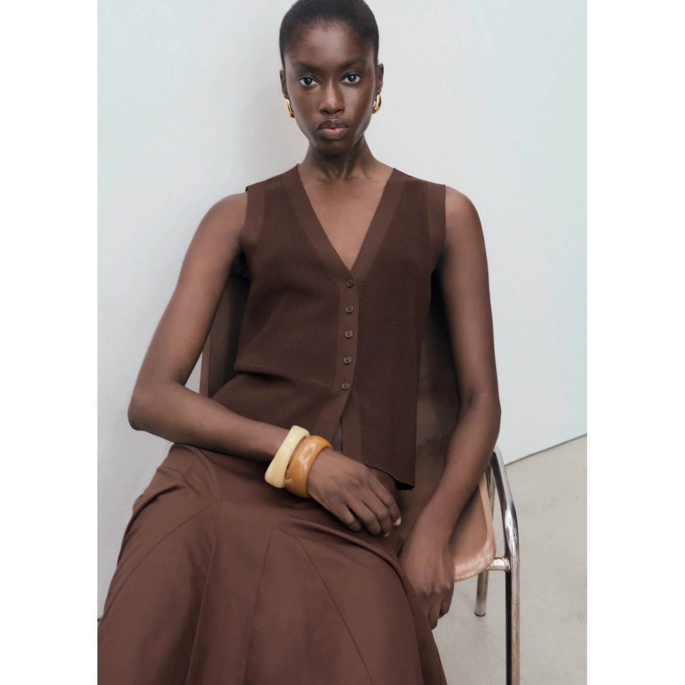 Manteau Seseta - Chocolate - Image 5
