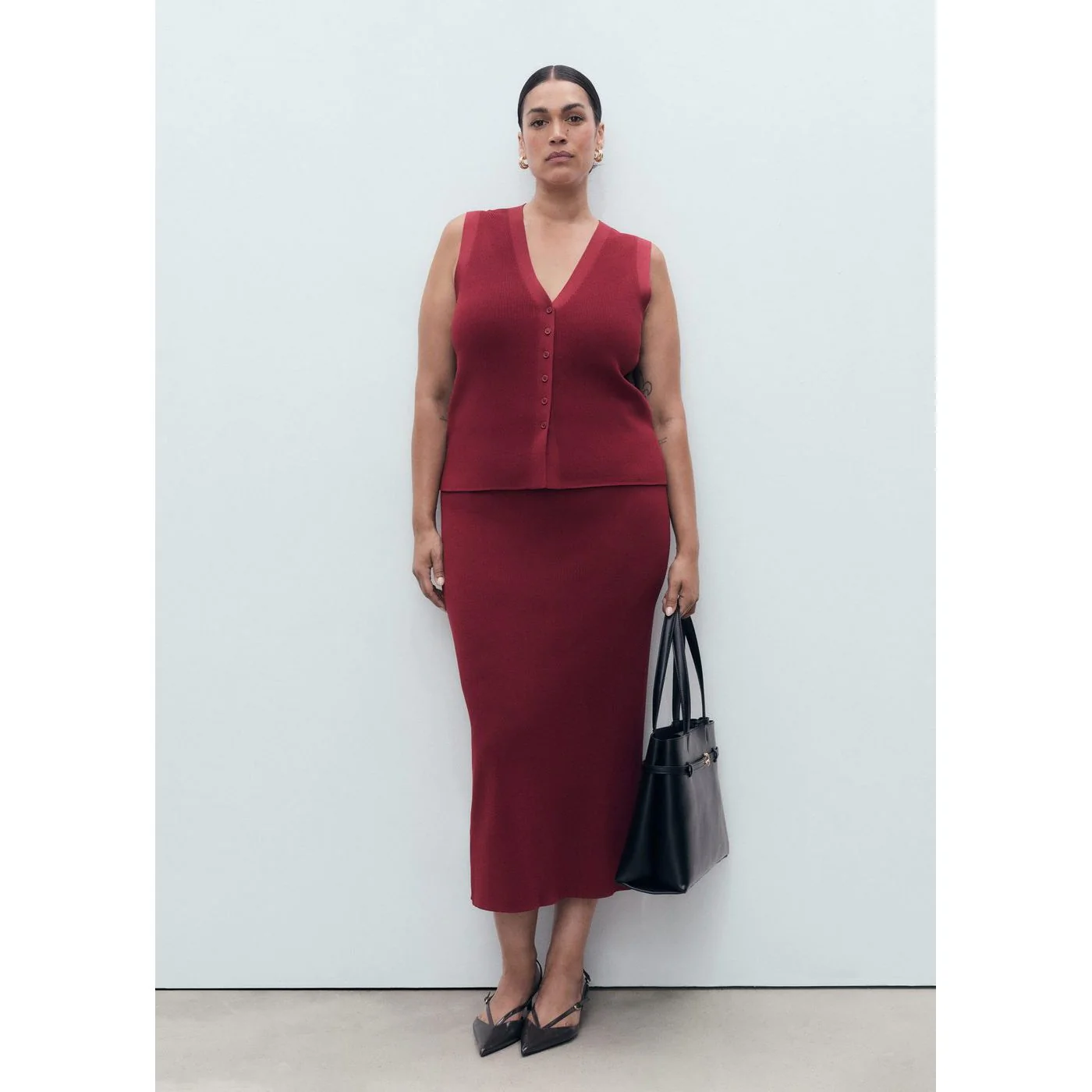 Manteau Seseta - Wine - Image 5