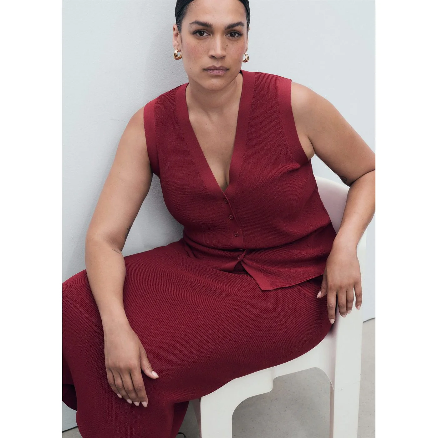 Manteau Seseta - Wine - Image 7
