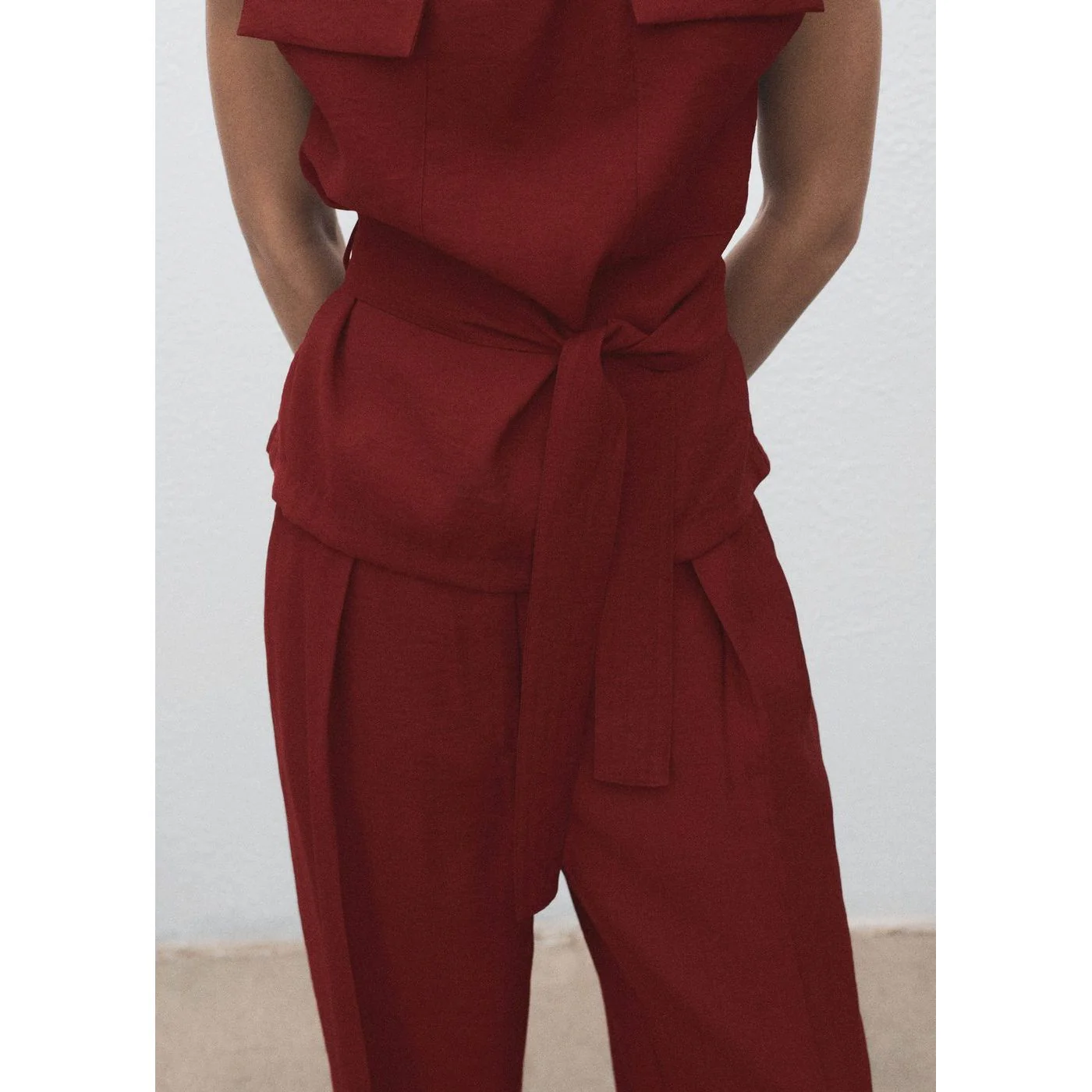 Blouse Angela - Medium Red - Image 6