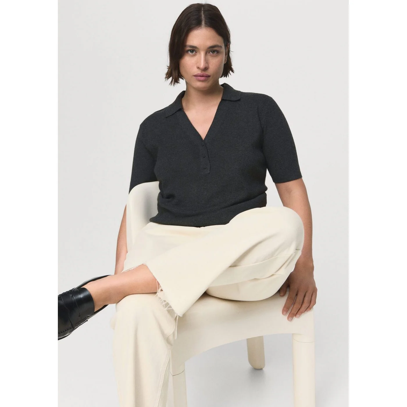 Pull Polita - Gris Moyen - Image 8