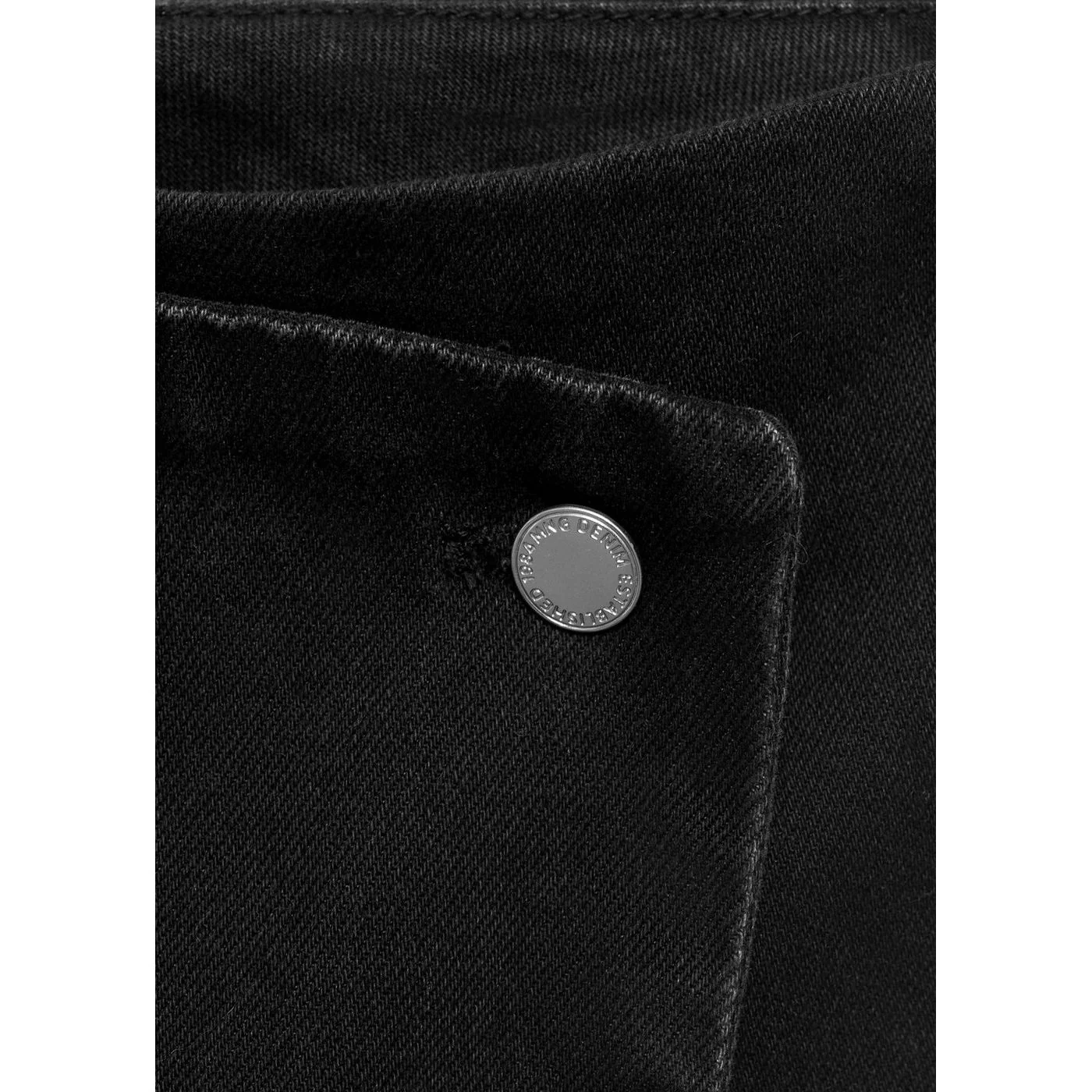 Short Skort - Black Denim - Image 6