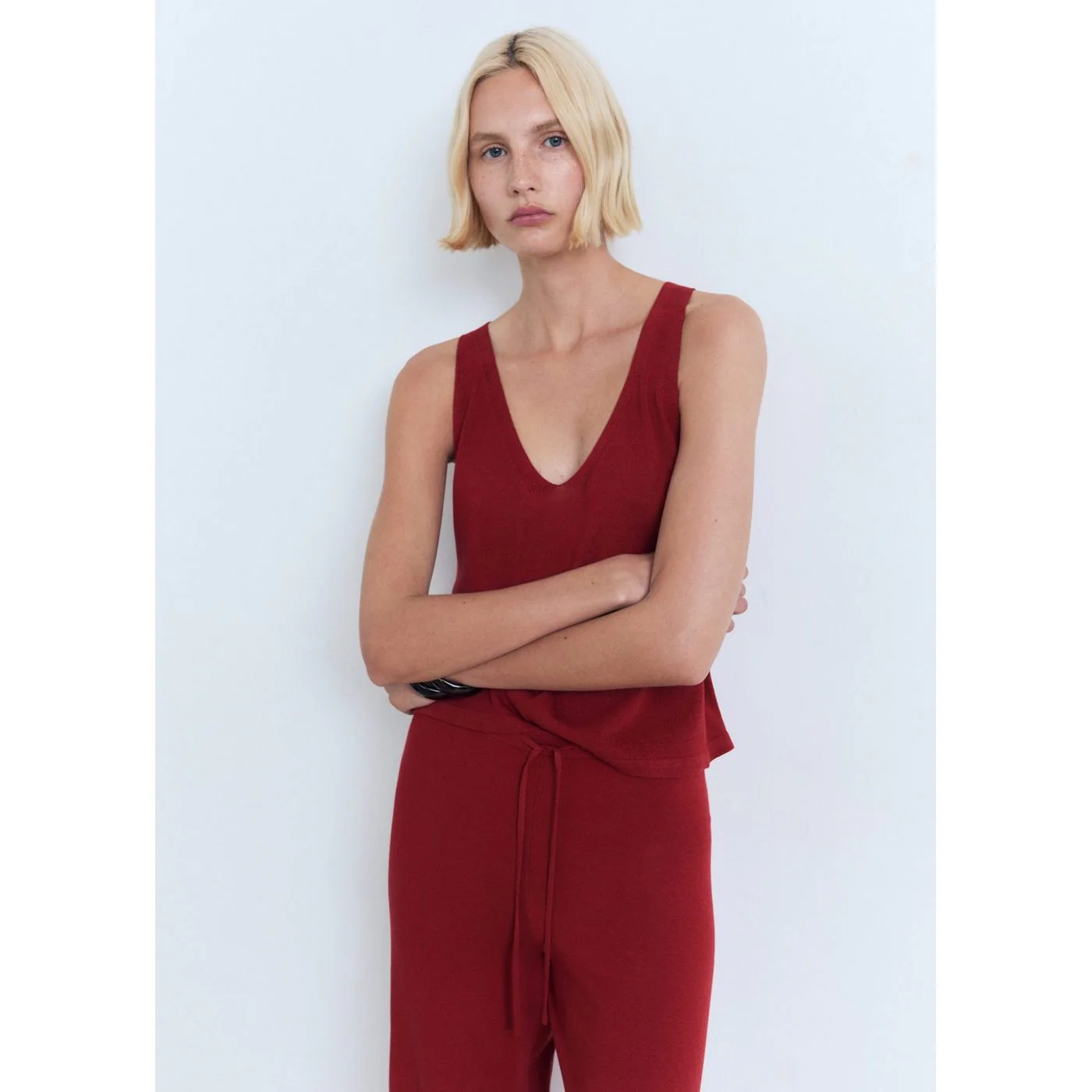 Pantalon Vella - Rouge - Image 4