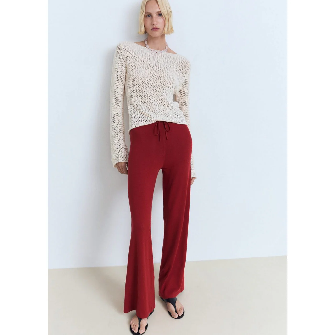 Pantalon Vella - Rouge - Image 5