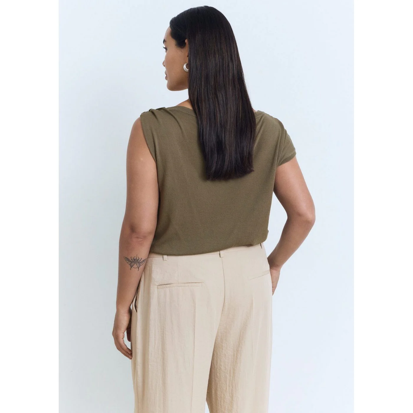 Pantalon Carla - Light/Pastel Grey - Image 7