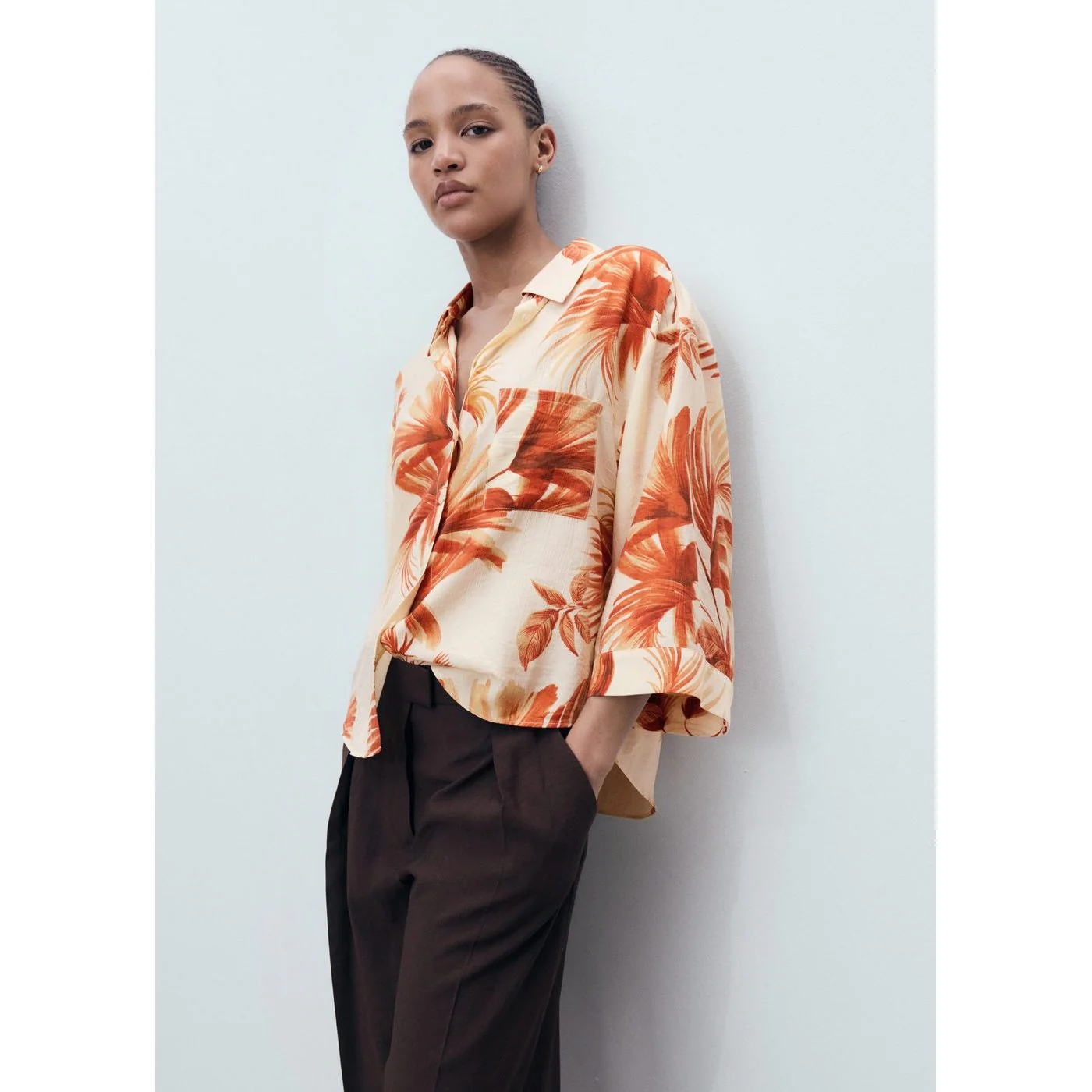 Chemise Palm - Off White - Image 2
