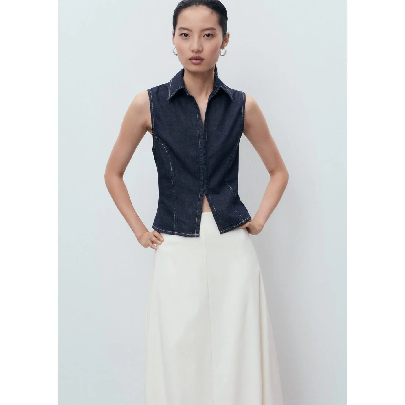 Top Maria - Bleu - Image 5