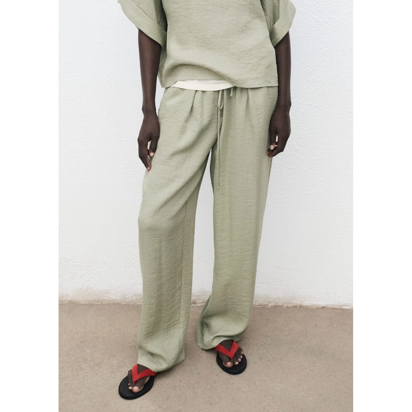 Pantalon Salvia - Aqua Green - Image 2