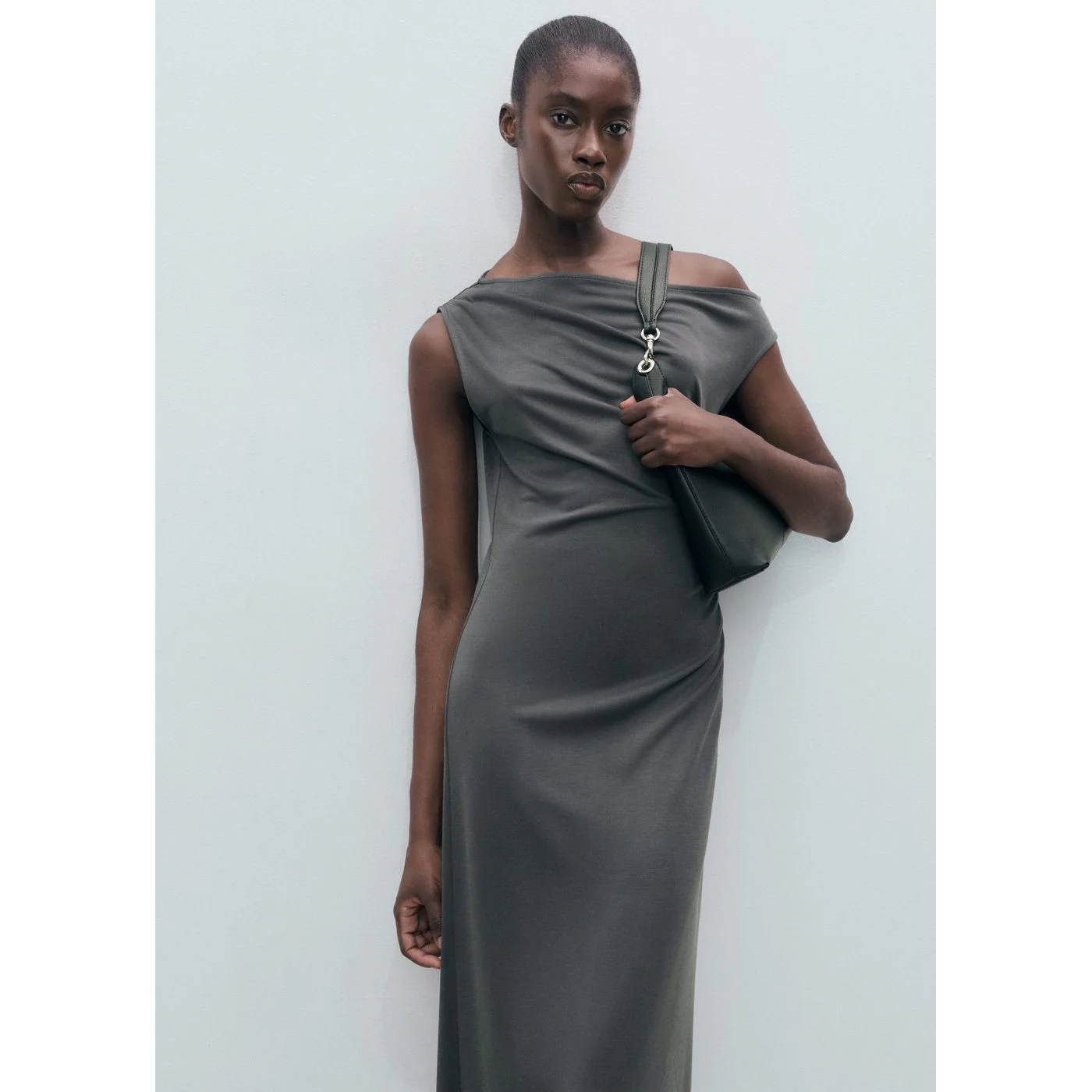 Robe Cupo - Gris Anthracite - Image 2