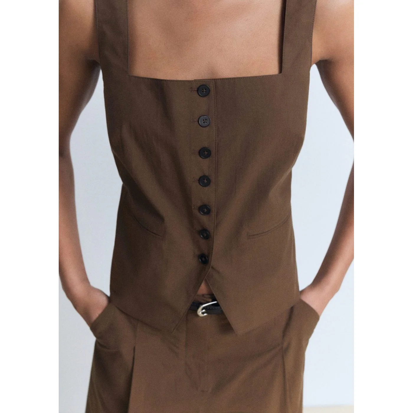 Manteau Huga - Brown - Image 2