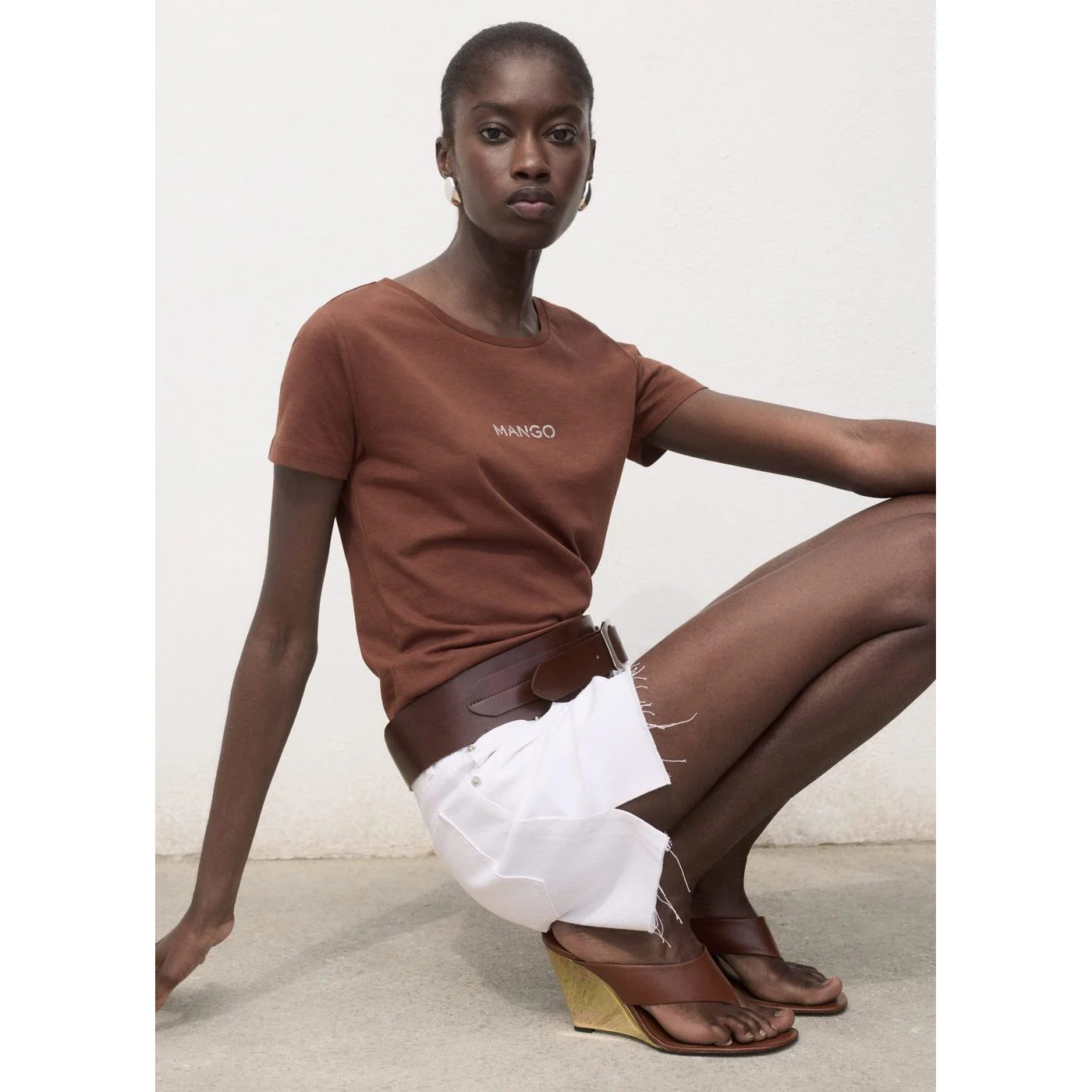 T-Shirt Mangolog-H - Brown - Image 5