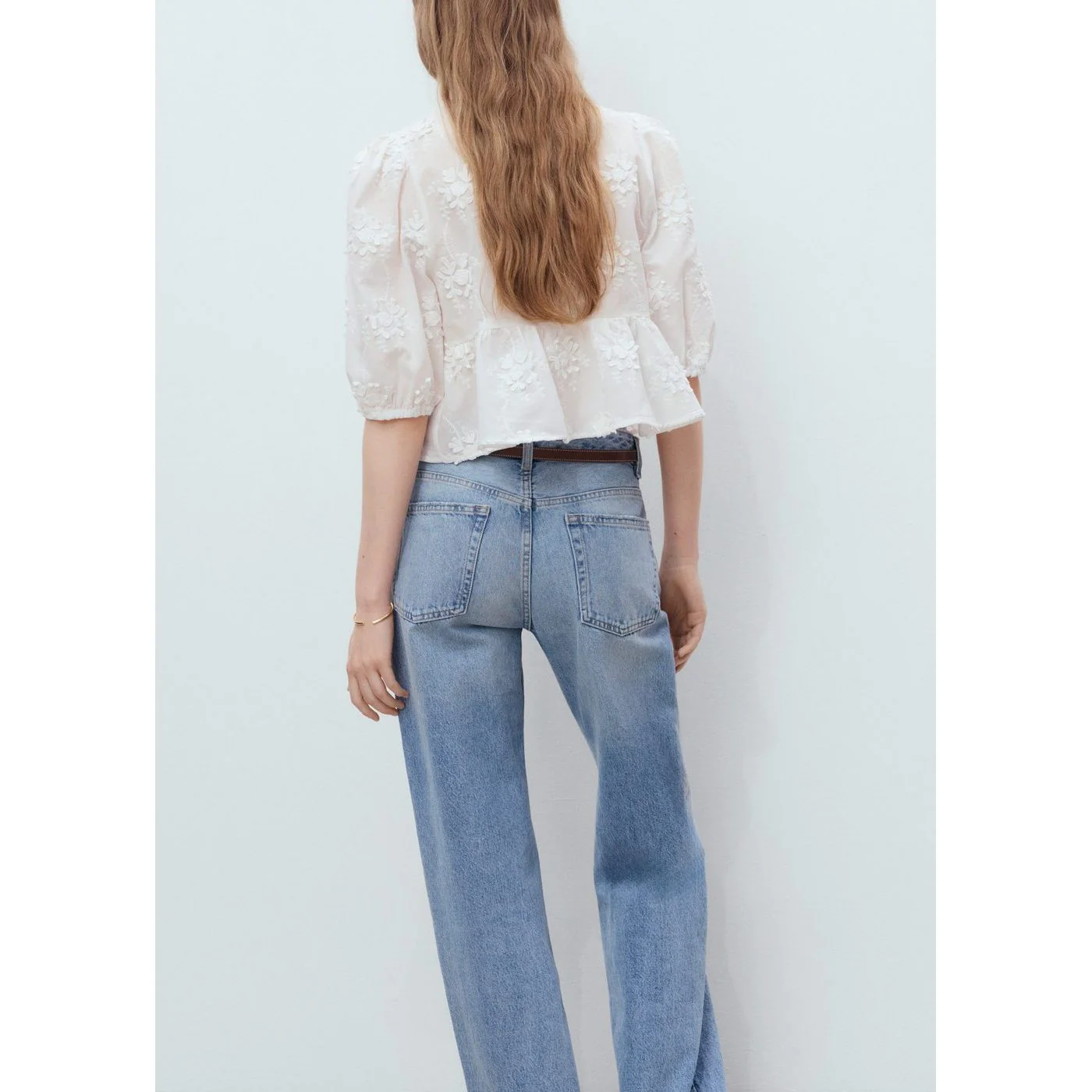 Blouse Swirly - Off White - Image 3