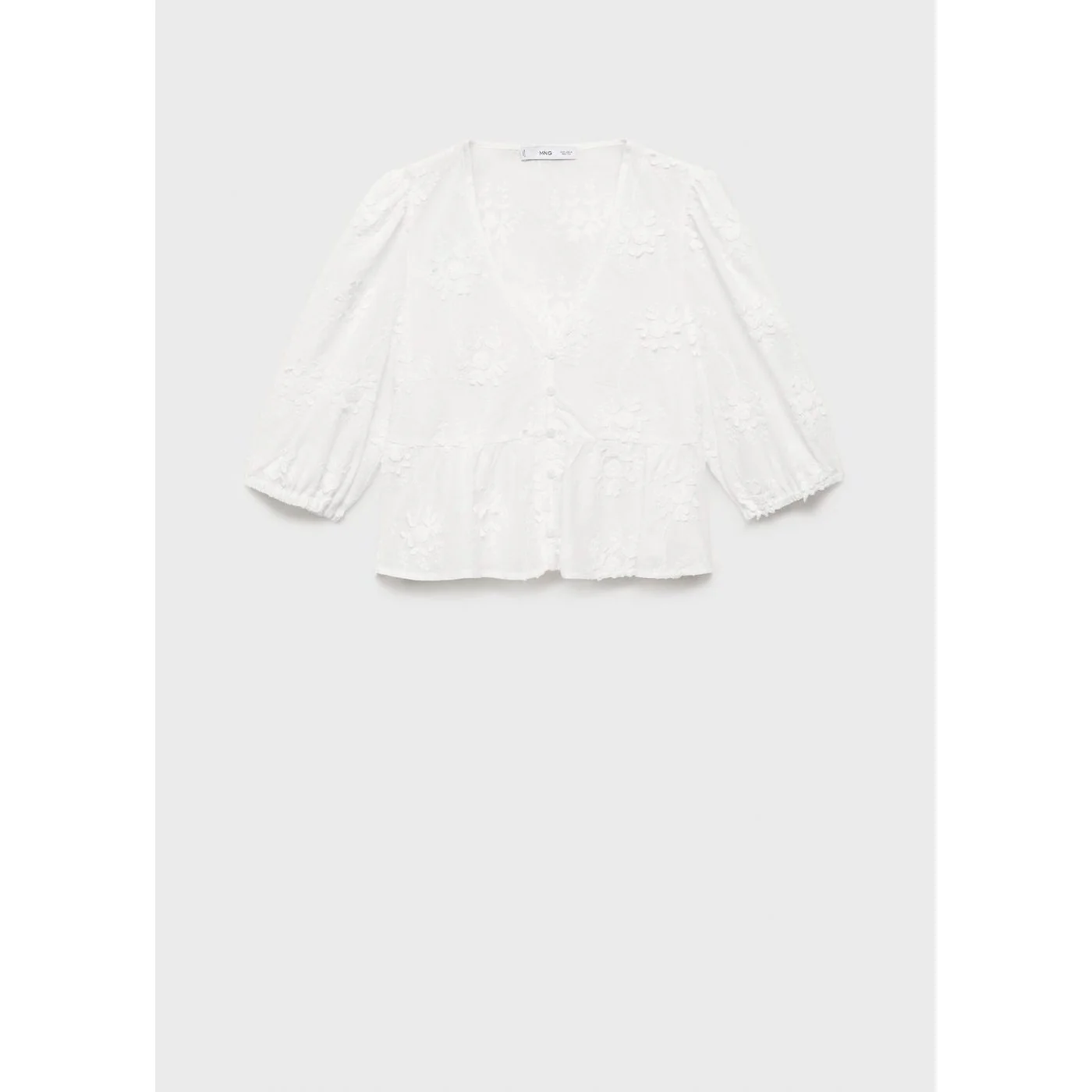 Blouse Swirly - Off White - Image 8