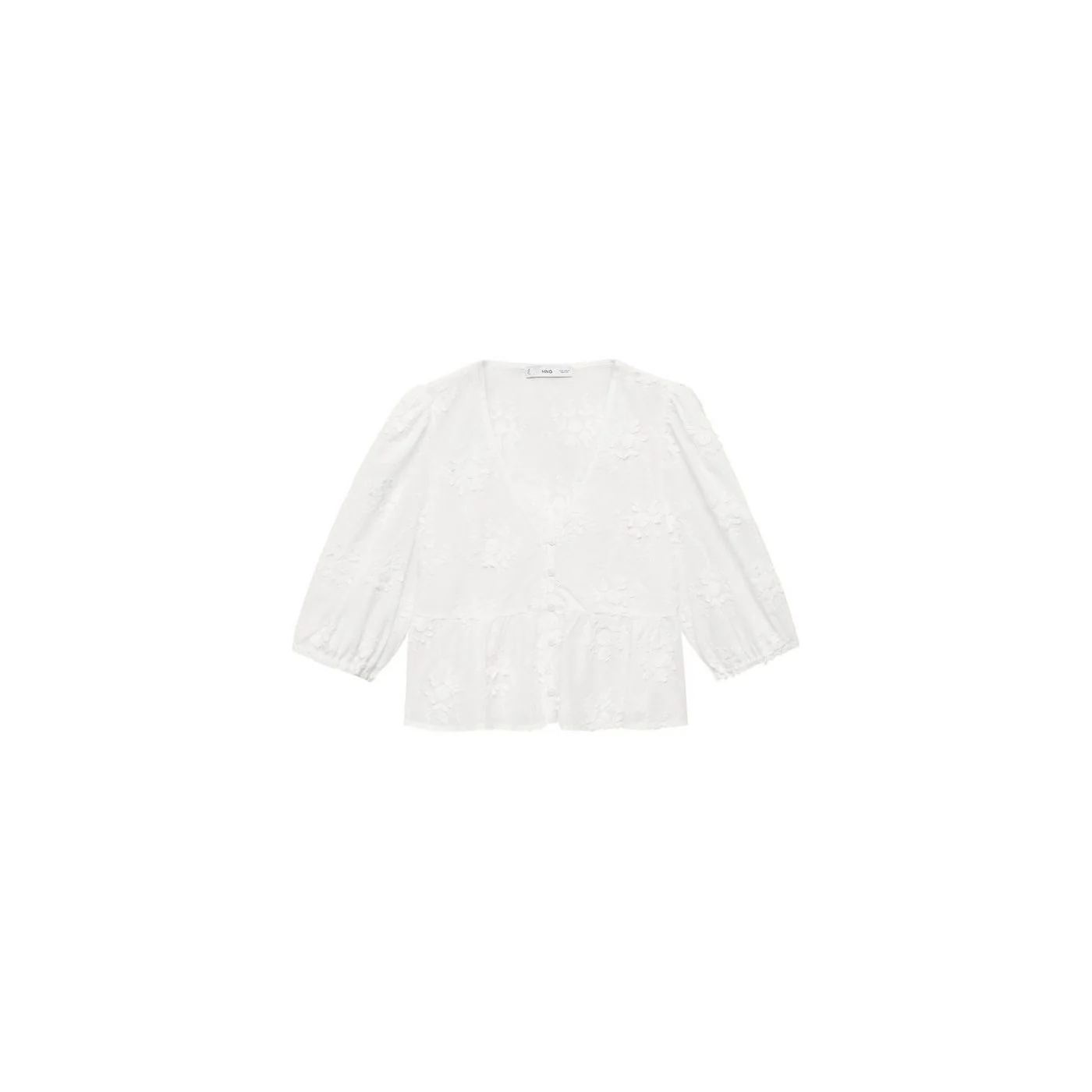 Blouse Swirly - Off White - Image 9