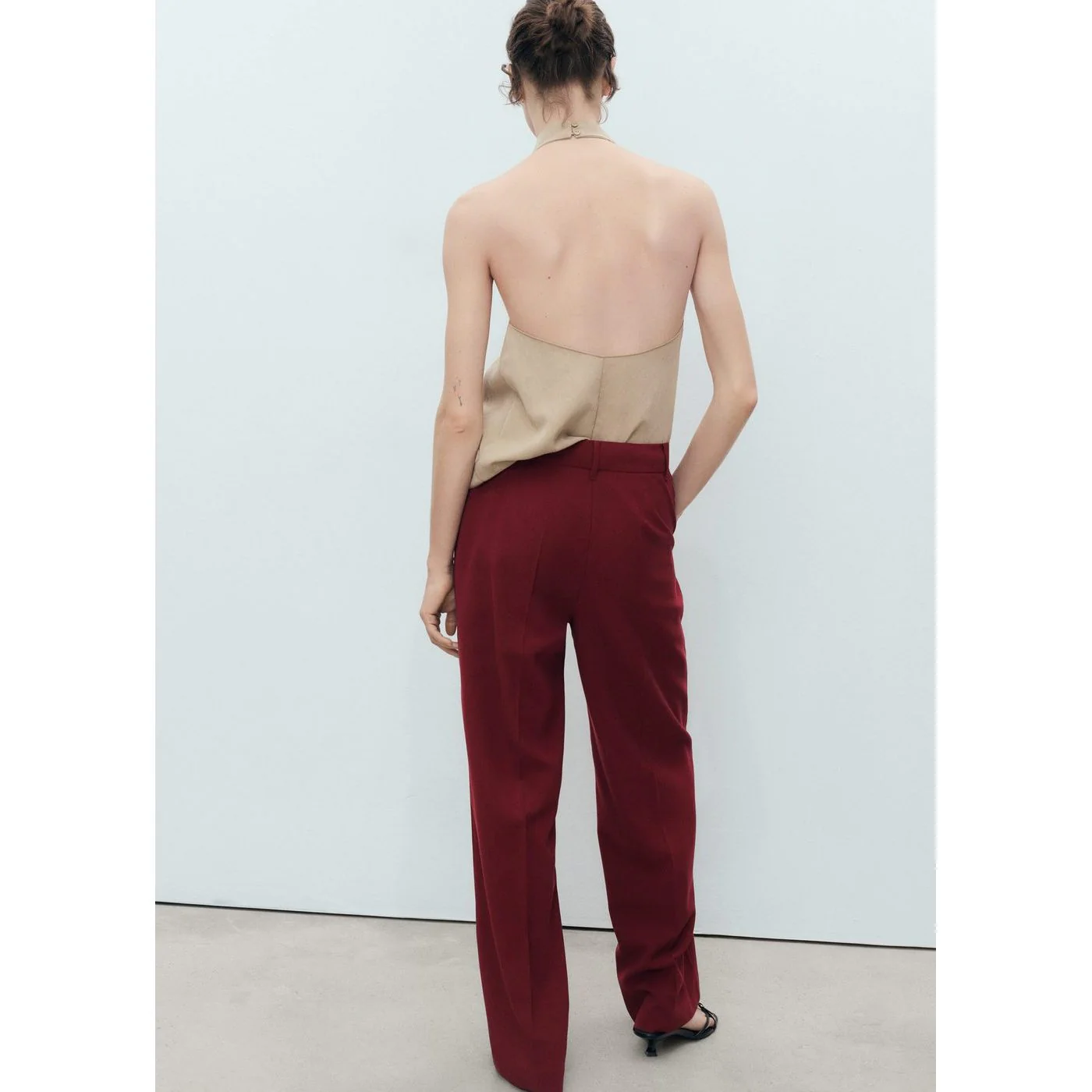 Pantalon Carlos - Grenat - Image 3