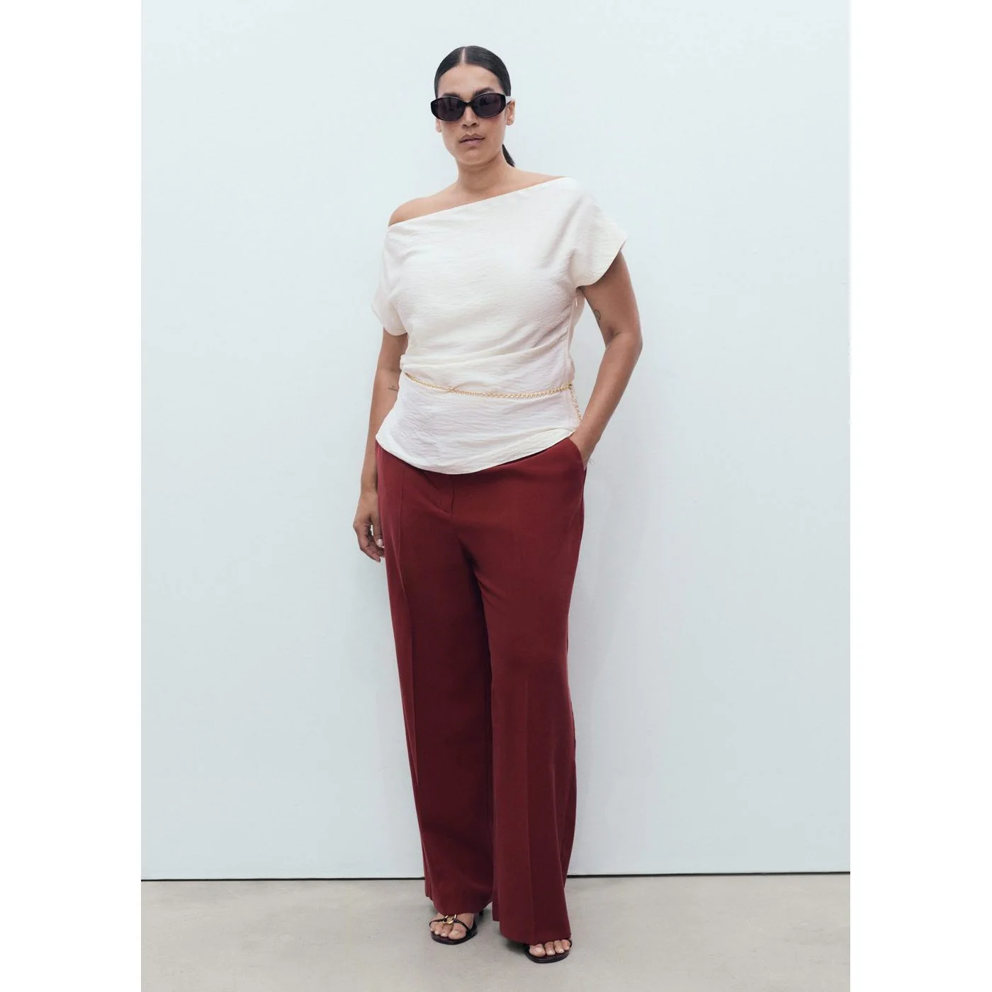 Pantalon Carlos - Grenat - Image 5