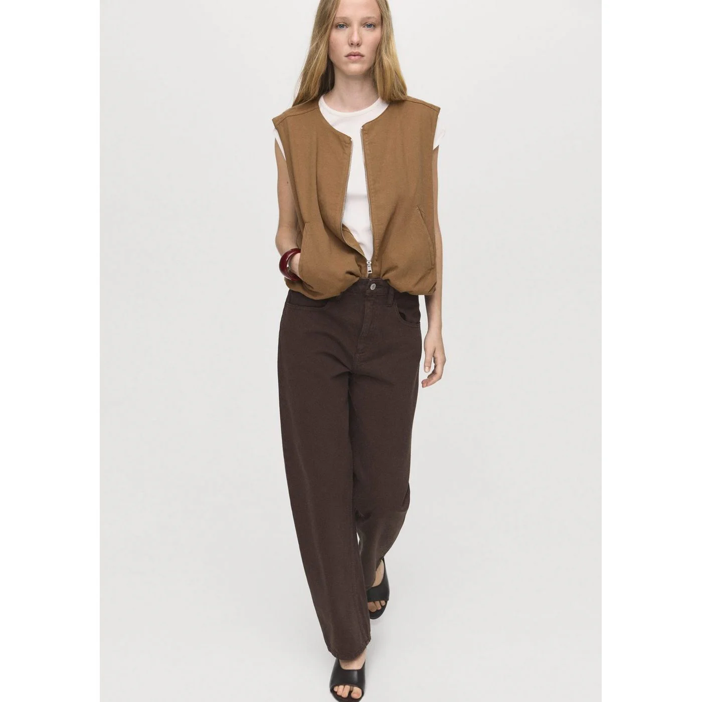 Gilet Doris - Brun - Image 6