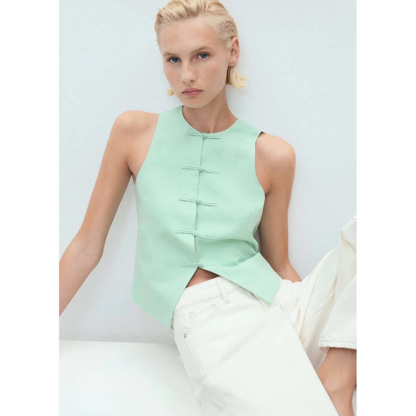 Manteau Laguna - Pastel Green - Image 4