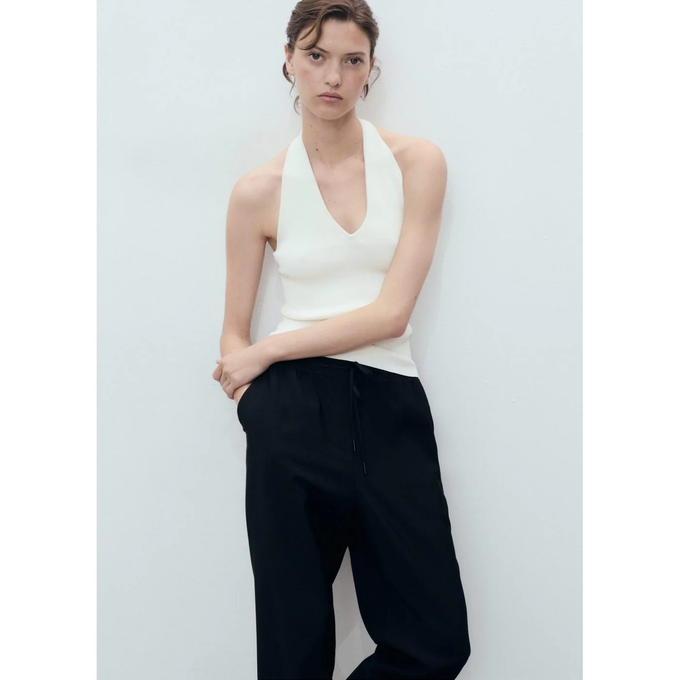 Pantalon Fluido - Noir - Image 4