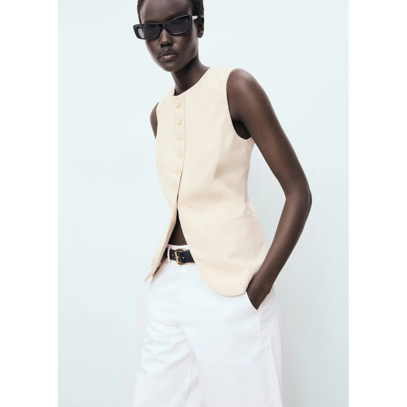 Manteau Greta - Beige - Image 2